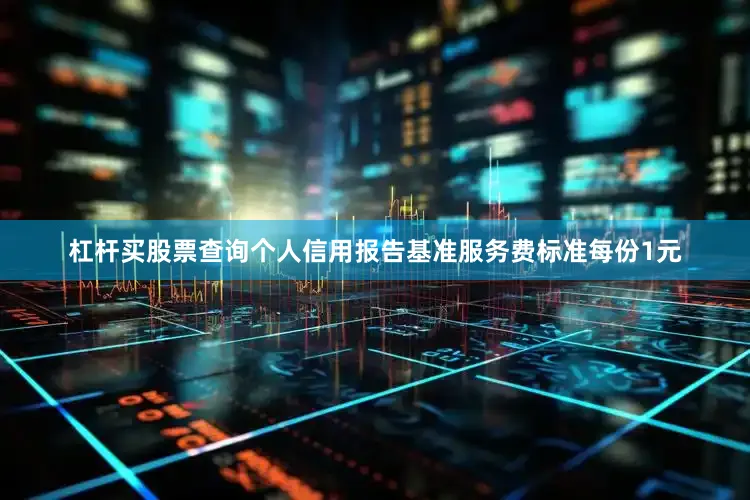杠杆买股票查询个人信用报告基准服务费标准每份1元