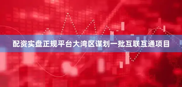 配资实盘正规平台大湾区谋划一批互联互通项目